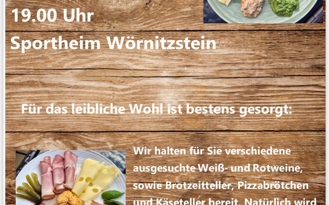 Weinfest 2024 im Sportheim Wörnitzstein – Herbstliche Genüsse und gesellige Stunden